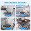 Kontorstolpute Memory Foam Ekstra stor svart 5