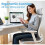 Kontorstolpute Memory Foam Ekstra stor svart 6