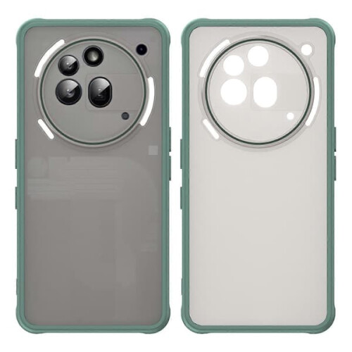 Coque Nothing Phone (3a) Pro transparente givrée PC+TPU avec 1