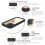 Étui étanche IP68 pour iPhone 15–11, 7–8, transparent 5