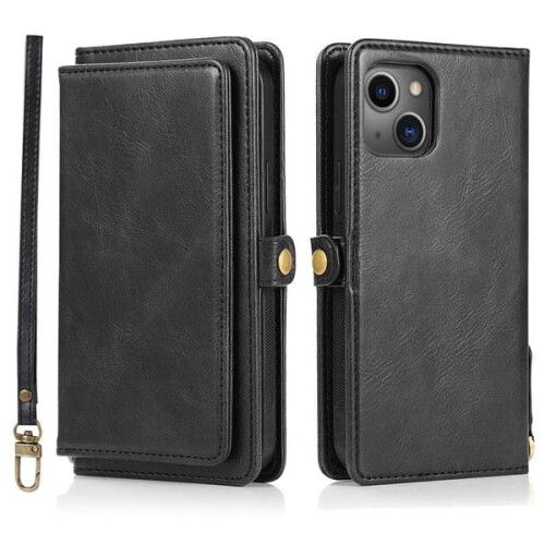Étui portefeuille pour iPhone 13 Mini Or rose 1