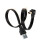 Cabo USB para Mini USB em ângulo reto, de silicone, plano, 0,3 m 3