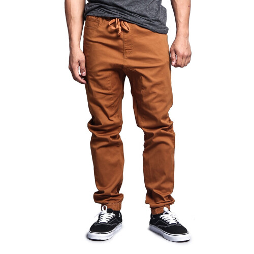 Men's drop crotch stretch jogger pants twill 5X