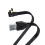 Cabo USB para Mini USB em ângulo reto, de silicone, plano, 0,3 m 7