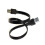 Cabo USB para Mini USB em ângulo reto, de silicone, plano, 0,3 m 8