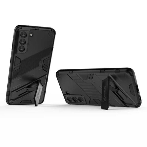 Étui antichoc avec support pour Samsung S21 Plus 1