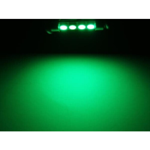 Becuri LED C5W CANBUS SV8.5Verzi41mmPachet de 2 2