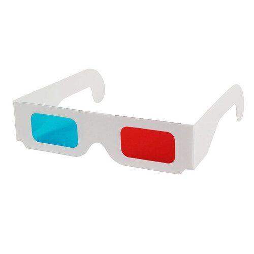 Video Game Glasses Blue Plastic 50 Set