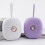 Despertador vibratório roxo com função soneca 3