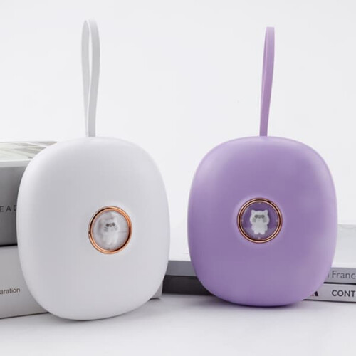 Despertador vibratório roxo com função soneca 2