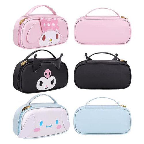 Κασετίνα Sanrio ροζ Cinnamoroll My Melody Kuromi μεγάλη 2