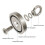 Neodymium Fishing Magnet Silver 42 mm 4