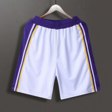 Pantalones cortos de entrenamiento de verano para hombre, tallas grandes, color blanco.