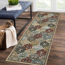 Vintage loper, wasbaar, antislip, 60 x 180 cm