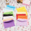 Set van 100 mini-enveloppen en blanco kaarten. 2