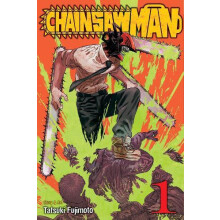 Chainsaw Man Vol. 1 Dog And Chainsaw by Tatsuki Fujimoto Paperback Boo
