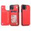 Coque antichoc marron pour iPhone 11 avec emplacement pour carte 4