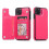 Coque antichoc marron pour iPhone 11 avec emplacement pour carte 5