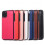 Coque antichoc marron pour iPhone 11 avec emplacement pour carte 3
