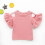 Off-shoulder top til småbørn, lyserød, størrelse 2 år 2