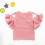 Off-shoulder top til småbørn, lyserød, størrelse 2 år 4