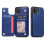 Coque antichoc marron pour iPhone 11 avec emplacement pour carte 6