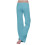 Calças cargo femininas com cintura elástica e bolsos, azul 6