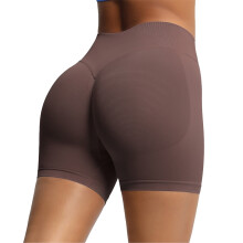 Dames yoga shorts met hoge taille, ademend en sneldrogend.