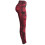 Dameslegging met denimprint, elastisch, slim fit, rood 8