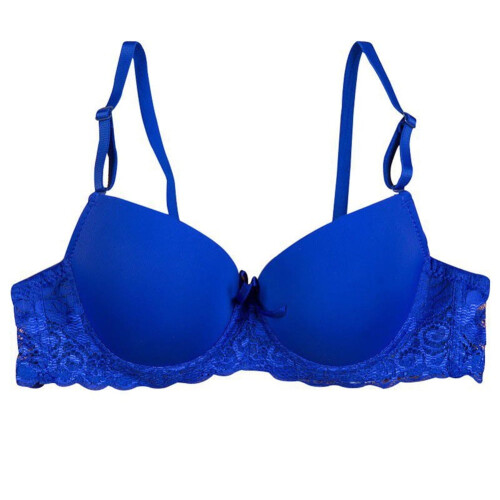 Dame push-up bh i blonde med brystjustering til justering