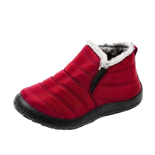 Botas de neve femininas com largura extra, tamanho 10.