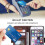 iPhone 16e Leder-Wallet-Case mit Ständer – Braun 5