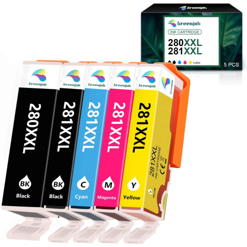 Συμβατό δοχείο μελάνης PGI-280/CLI-281XXL για Canon Pixma