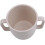 Kaksikätinen posliinimuki, beige, 12oz 2