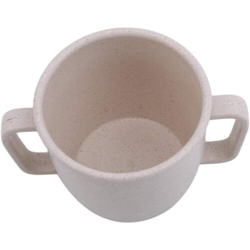 Kaksikätinen posliinimuki, beige, 12oz 1