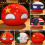 Λούτρινο παιχνίδι Polandball country ball 10εκ. 2