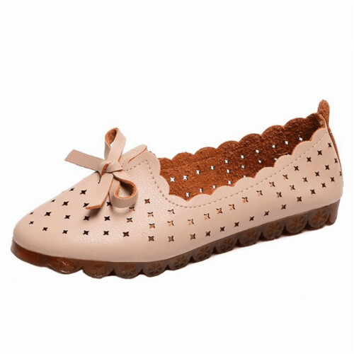 Γυναικεία Δερμάτινα Slip-On Loafers Αντιολισθητικά Ελαφριά
