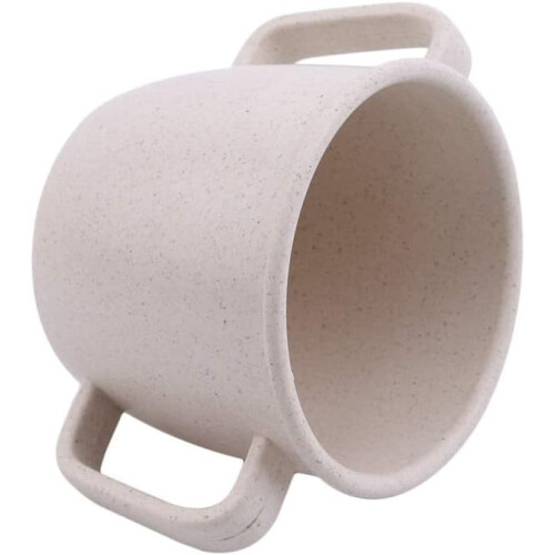 Kaksikätinen posliinimuki, beige, 12oz 2