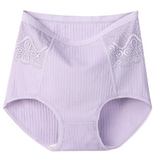 Dames slip met hoge taille en kant, plus size XL-6XL