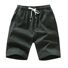 Herreshorts i bomuld, armygrøn, 5XL