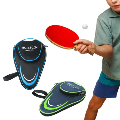 Table Tennis Racket Storage Bag with Zipper and Handle 1