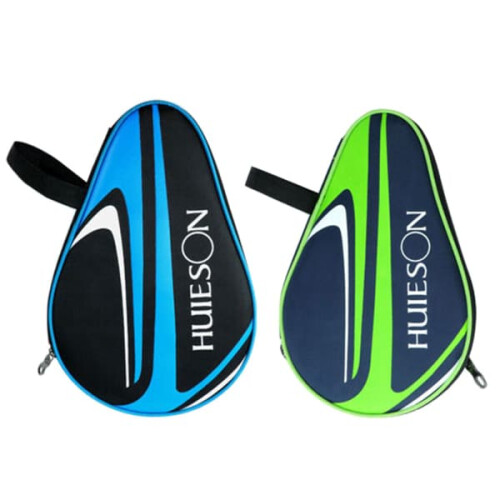Table Tennis Racket Storage Bag with Zipper and Handle 2