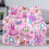 Manta rosa princesa em fleece macio, 40x50 polegadas. 1