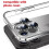 Protection d'objectif pour iPhone 11 à 14 Pro Max, motif diamant 2