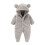 Babysnødress med hette, vinterjumpsuit for 0-3 måneder 1