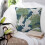 Housse de coussin décorative Sprig and Heron style rustique 51 x 51 cm 5