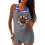 Dames tankini set met Amerikaanse vlag, 2-delig 1