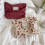 Manchester Blumen-Kosmetiktasche, rosa, große Clutch 4