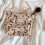 Manchester Blumen-Kosmetiktasche, rosa, große Clutch 5