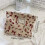 Manchester Blumen-Kosmetiktasche, rosa, große Clutch 8
